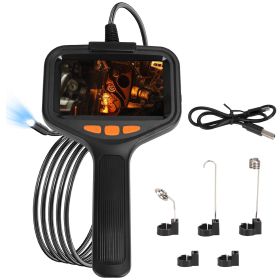 4.3in Inspection Camera with Light Articulating Borescope Endoscope Camera with 16.4FT Wire 2 Modes 3 Adjustable Brightness IP67 Waterproof for P