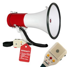 5Core Megaphone Bullhorn Speaker 50W Bull Horn Cheer Megafono 1200 Yards