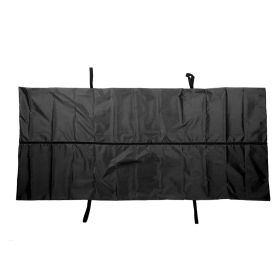 Cadaver Bag Leakage Proof 210D Waterproof Body Storage Bag Corpse Bag Funeral Supplies(Black ) (Color: Black)