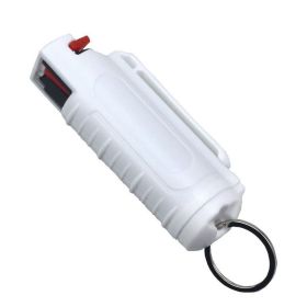 Personalized Mini Self Defense Keychains Suitcase Set Custom Combo Available (Color: White, style: Pepper Spray)