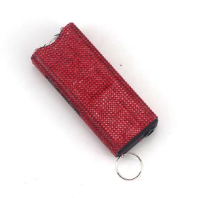Personalized Mini Self Defense Keychains Suitcase Set Custom Combo Available (Color: Red, style: Taser)
