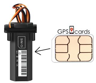 Sim card for GPS-401D GPS Tracker with 4G Connectivity & Small Car Safety (Default: Default)